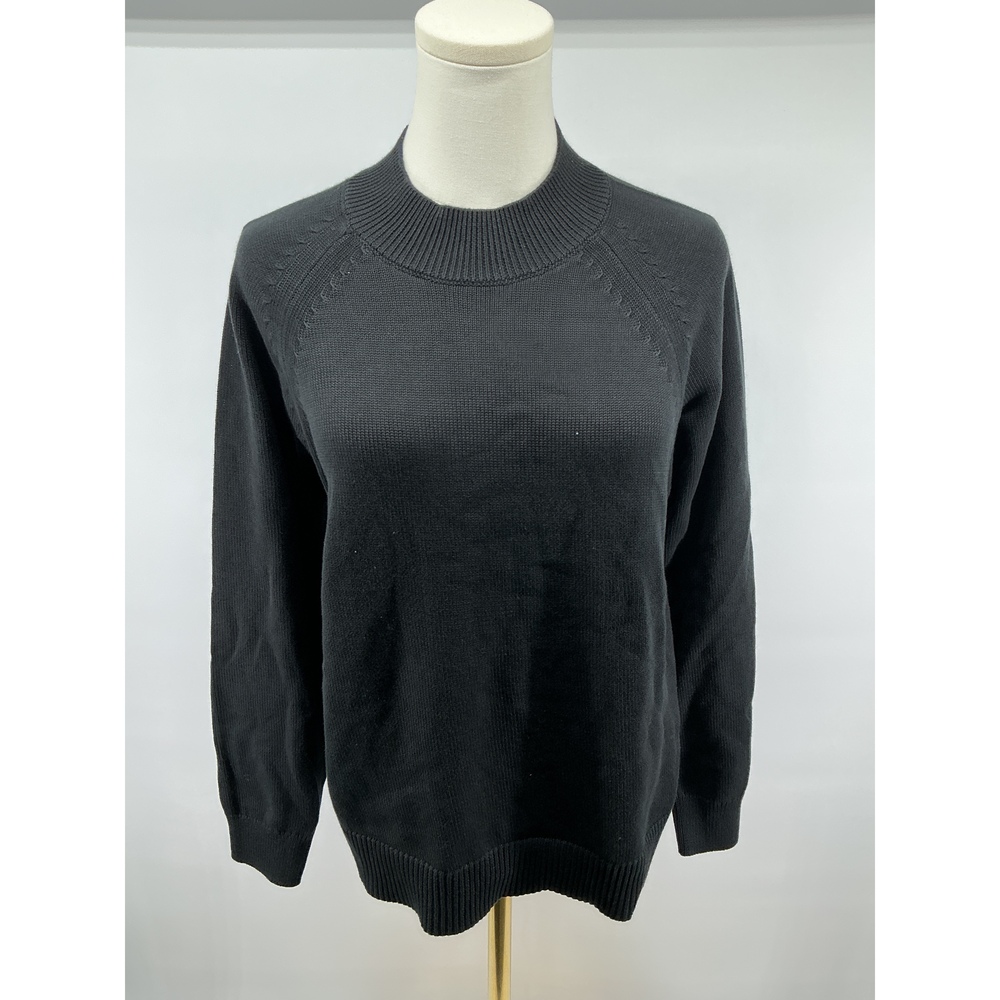 100% Organic Cotton Mock Neck Sweater